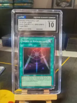 Swords Of Revealing Light CGC GEM MINT 10 RP01-EN012 Yugioh Holo - Image 1