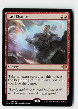 Last Chance Foil M Dominaria Remastered 127 NM - Image 1