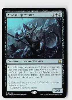 Abyssal Harvester Foil R Foundations 54 NM - Image 1
