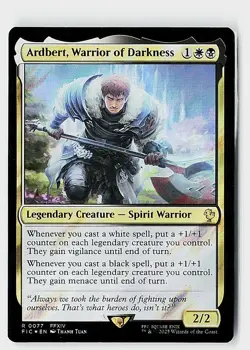 Ardbert, Warrior of Darkness (Surge Foil) Foil R Commander: FINAL FANTASY 77 NM - Image 1