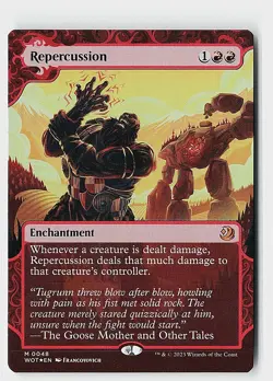 Repercussion Foil M Wilds of Eldraine: Enchanting Tales 48 NM - Image 1