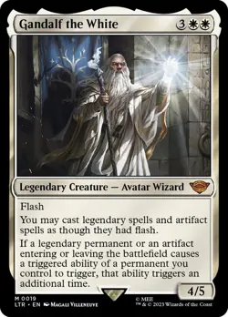 MTG Magic Gandalf the White Lord of Rings 19 NM - Image 1