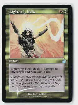Lightning Helix (Retro Frame) Foil U Ravnica Remastered 372 NM - Image 1