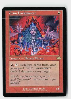 Grim Lavamancer (Retro Frame) R Dominaria Remastered 324 NM - Image 1