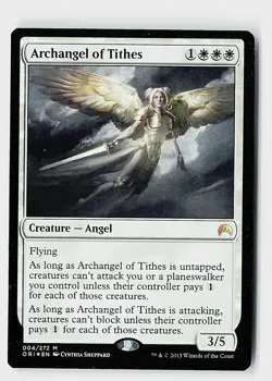 Archangel of Tithes Foil M Magic Origins 4 NM - Image 1