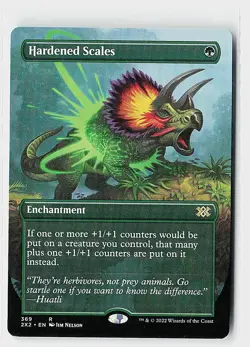 Hardened Scales (Borderless) R Double Masters 2022 369 NM - Image 1