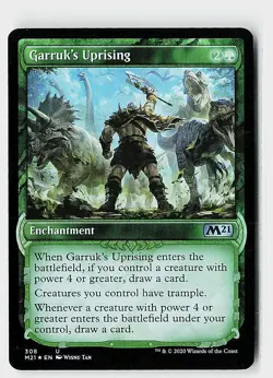 Garruk's Uprising (Showcase) Foil U Core Set 2021 308 NM - Image 1