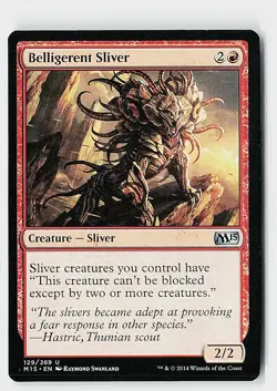 Belligerent Sliver U Magic 2015 (M15) 129 NM - Image 1