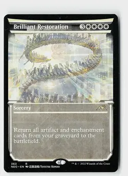 Brilliant Restoration (Showcase) R Kamigawa: Neon Dynasty 363 NM - Image 1