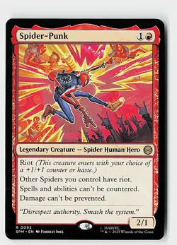 Spider-Punk R Marvel's Spider-Man 92 NM - Image 1