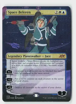 Space Beleren (Borderless) Foil M Unfinity 276 NM - Image 1