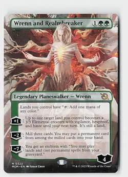 Wrenn and Realmbreaker (Borderless) M March of the Machine 322 NM - Image 1