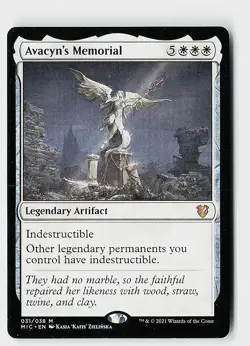 Avacyn's Memorial M Commander: Innistrad: Midnight Hunt 31 NM - Image 1