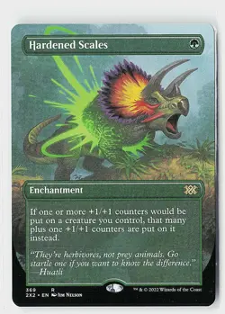 Hardened Scales (Borderless) R Double Masters 2022 369 NM - Image 1