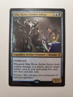 MTG Magic FOIL Silas Renn, Seeker Adept Commander 2016 043 NM - Image 1