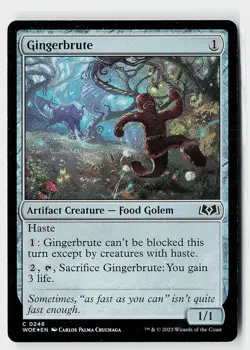 Gingerbrute Foil C Wilds of Eldraine 246 NM - Image 1
