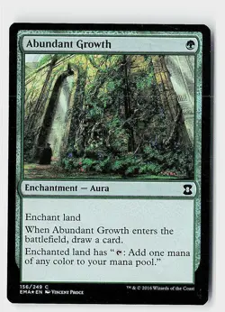 Abundant Growth Foil C Eternal Masters 156 NM - Image 1
