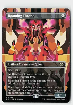Roaming Throne (Borderless) R The Lost Caverns of Ixalan 344 NM - Image 1