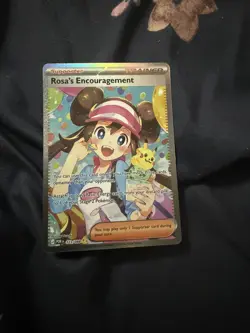 Pokemon Rosa’s Encouragement 123/088 SAR Full Art PACK FRESH W/ Card Protector - Image 1