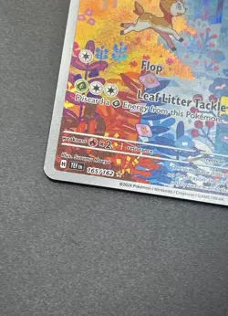 Pokemon TCG Deerling 165/162 Temporal Forces Illustration Rare Card - Image 2