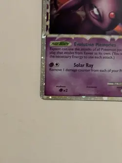 Pokemon Espeon PRIME Undaunted Set HOLO Ultra Rare HGSS Series Card 81/90 MP - Image 4