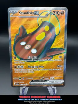 Stunfisk Ex 252/217, Ascended Heroes, Pokemon, NM - Image 1