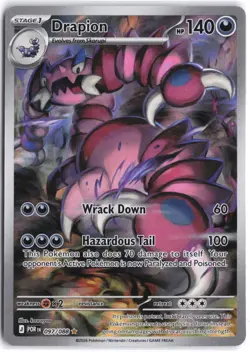 Drapion 097/088 Holo Illustration Rare Perfect Order Pokemon NM - Image 1