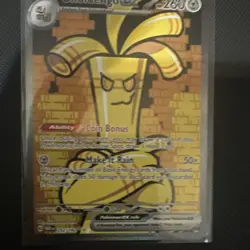 Pokemon TCG Gholdengo ex 252/182 SV04 Paradox Rift Full Art Holo Eng 260 - Image 1