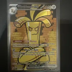 Pokemon TCG Gholdengo ex 252/182 SV04 Paradox Rift Full Art Holo Eng 260 - Image 2