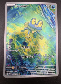 Pokemon TCG Froakie Illustration Rare Holo 088/086 Chaos Rising EN 2024 - Image 1