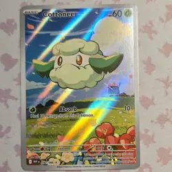 Pokemon TCG Cottonee 090/086 Sv: White Flare Holo Illustration Rare EN - Image 1