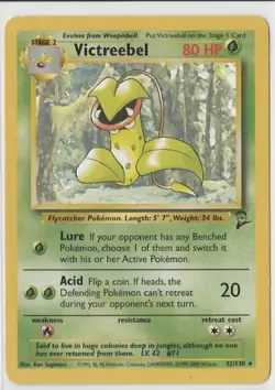 Victreebel Base Set 2 #032/130 Pokemon 2000 TCG Non Holo Rare - Image 2