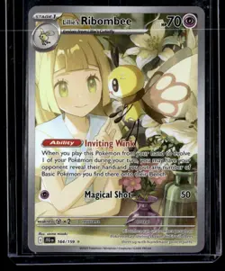 Pokemon TCG - Lillie's Ribombee - 164/159 - IR - Journey Together - NM - Image 1