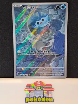 Mantyke 189/182 Sv04: Paradox Rift Illustration Rare Pokemon TCG NM - Image 1