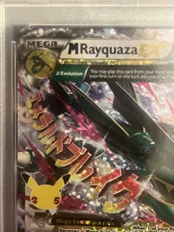 Pokemon TCG M Rayquaza EX Celebrations Classic Collection Holo 76/108 PSA 9 - Image 2