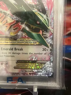 Pokemon TCG M Rayquaza EX Celebrations Classic Collection Holo 76/108 PSA 9 - Image 4
