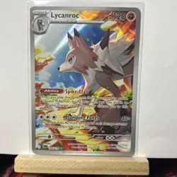 Lycanroc Journey Together 166/159 Illustration Rare Pokemon TCG NM - Image 2