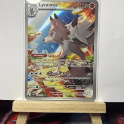 Lycanroc Journey Together 166/159 Illustration Rare Pokemon TCG NM - Image 3