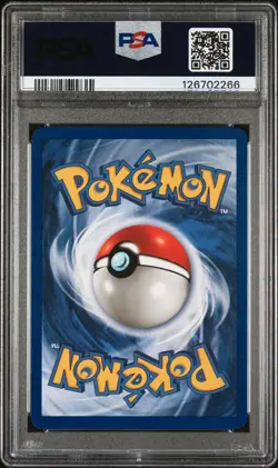 1999 POKEMON FOSSIL 1ST ED #60 GAMBLER PSA 9 - Image 2