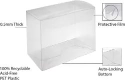 ClearGuard Pro Pokemon ETB Protector case UV Scratch 0.5m PET Display Multi Pack - Image 3