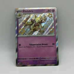 Kadabra Pokemon TCG SV: Paldean Fates Shiny Rare Holo 149/091 EN 80HP - Image 1