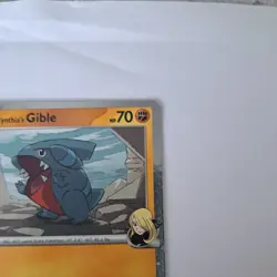 Pokemon 102/182 Cynthia's Gible Cosmo Holo From Destined Rivals - Image 3