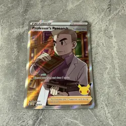 Pokemon TCG Professor's Research (Full Art) Celebrations 024/025 Holo Ultra Rare - Image 2