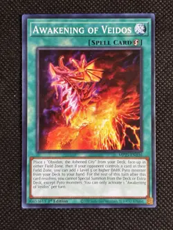 3x YuGiOh! - Awakening of Veidos MP25-EN336 Common 1st Edition Near Mint - Image 2