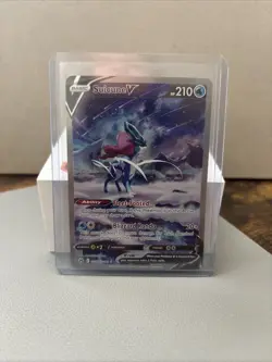 Pokemon TCG Suicune v Crown Zenith: Galarian Gallery Ultra Rare Card GG38/GG70 - Image 1