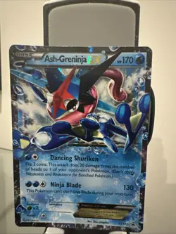 Pokemon TCG Ash-Greninja EX XY133 Black Star Promo Holo Card HP 2016 - Image 1