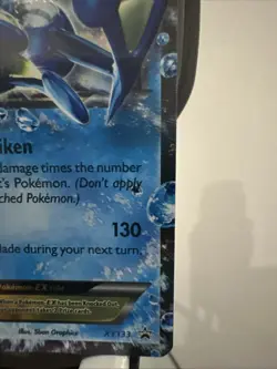 Pokemon TCG Ash-Greninja EX XY133 Black Star Promo Holo Card HP 2016 - Image 4