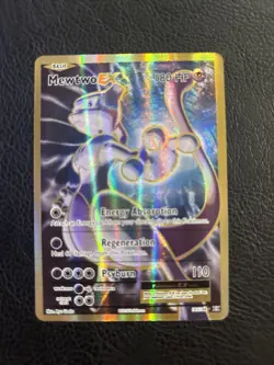 Pokemon TCG Mewtwo EX 103/108 XY Evolutions Ultra Rare Holo Card NM - Image 1