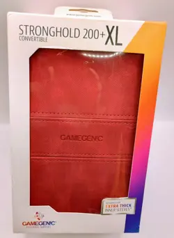 STRONGHOLD 200+ XL RED Deck Box GameGenic NEW - Image 1
