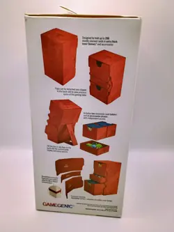 STRONGHOLD 200+ XL RED Deck Box GameGenic NEW - Image 2
